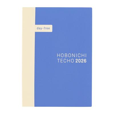 Hobonichi Techo 2026 Day-Free [A6/Ежемесячный + Блокнот/Январь/Начало с понедельника]