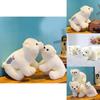 Очаровательный плюшевый арктический медведь, мягкая белая кукла-медведь для детей 25 см 35 см 45 см 58 см