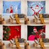 Merry Christmas Santa Claus Printed Pattern Tapestry Ceiling Living Room Bedroom Wall Decoration Tapestry 230x180cm