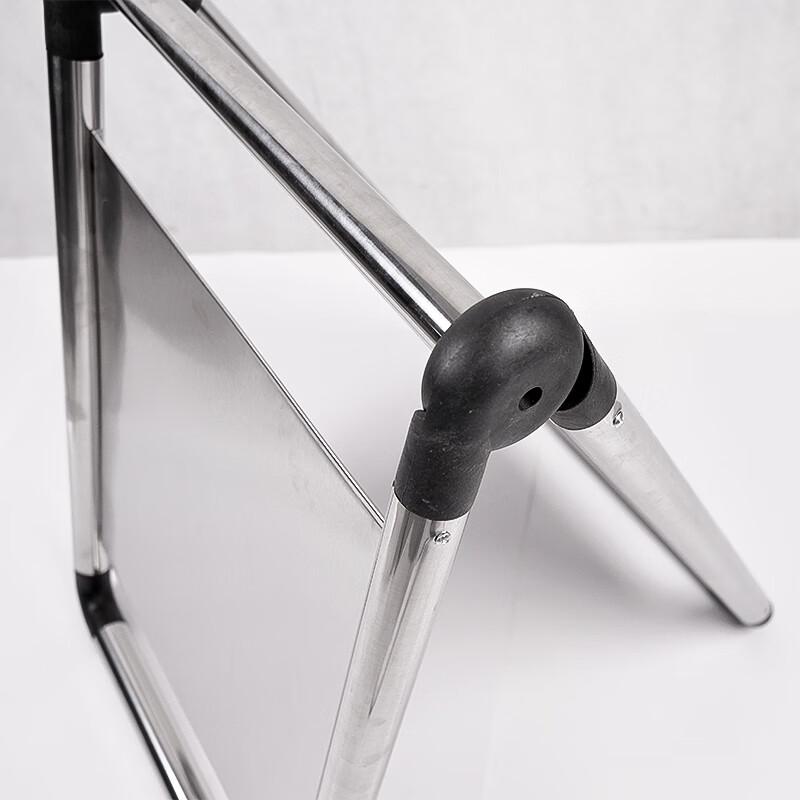 Haistick Folding Stainless Steel A-Frame 'No Parking' Sign