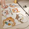 Коврик для ванной комнаты с рисунком, противоскользящий, для детской душевой комнаты, коврик для ног, для туалета, водонепроницаемый и противоскользящий