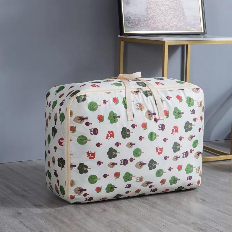 Негабаритная сумка для хранения одежды, одеяло, одеяло, водонепроницаемая сумка для хранения, гардероб, ткань Оксфорд, классификационная сумка, портативная упаковка, сумка для багажа