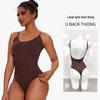 Women's Cross-Border Body Shaping One-Piece: Abdomen-Tightening, Open Crotch, Hip-Lifting, Sling Corset Briefs