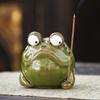 1 шт. Лягушка креативный держатель для благовоний украшение для медитации статуя животного забавная керамическая подставка для благовоний в виде дзен-орнамента