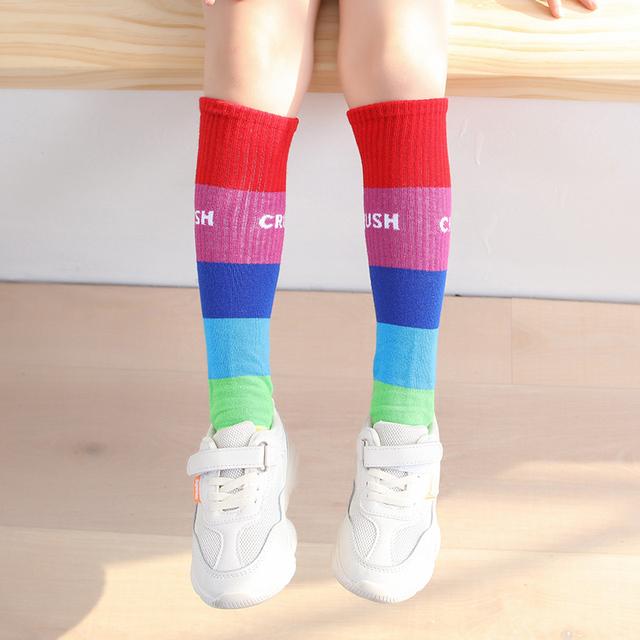 Infant Girls Warmer Ankle Lovely Cartoon Over Knee Socks for Baby Girls Unicorn Knee Long High Toddler Child Colorful Socks