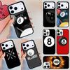 Чехол для телефона Восьмерка Бильярдная Для iPhone 17 Air 14 15 13 12 Max Чехол Для Apple 14 15 16 16e 11 Pro Max Plus Coque