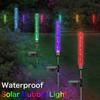 Цветные меняющие солнечные садовые светильники, уличные водонепроницаемые пузырьковые RGB-светильники, светильники для дорожек на лужайке, для вечеринок на террасе, во дворе, на Рождество, на свадьбу