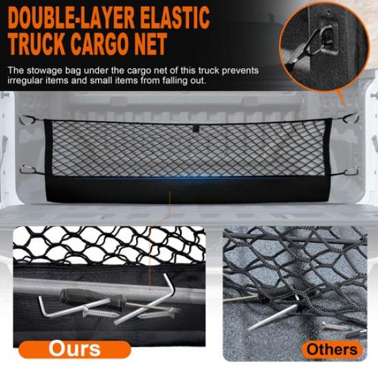 Fit For Ford Ranger 2024 2025 Accessories Envelope Truck Bed Cargo Organizer Net