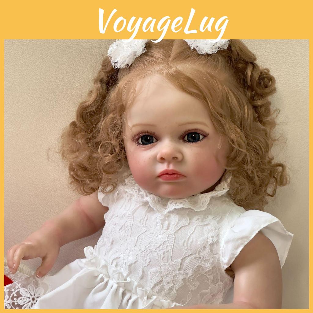 Силиконовая кукла реборн 60 см, реалистичные детали вен для коллекционеров и дарителей