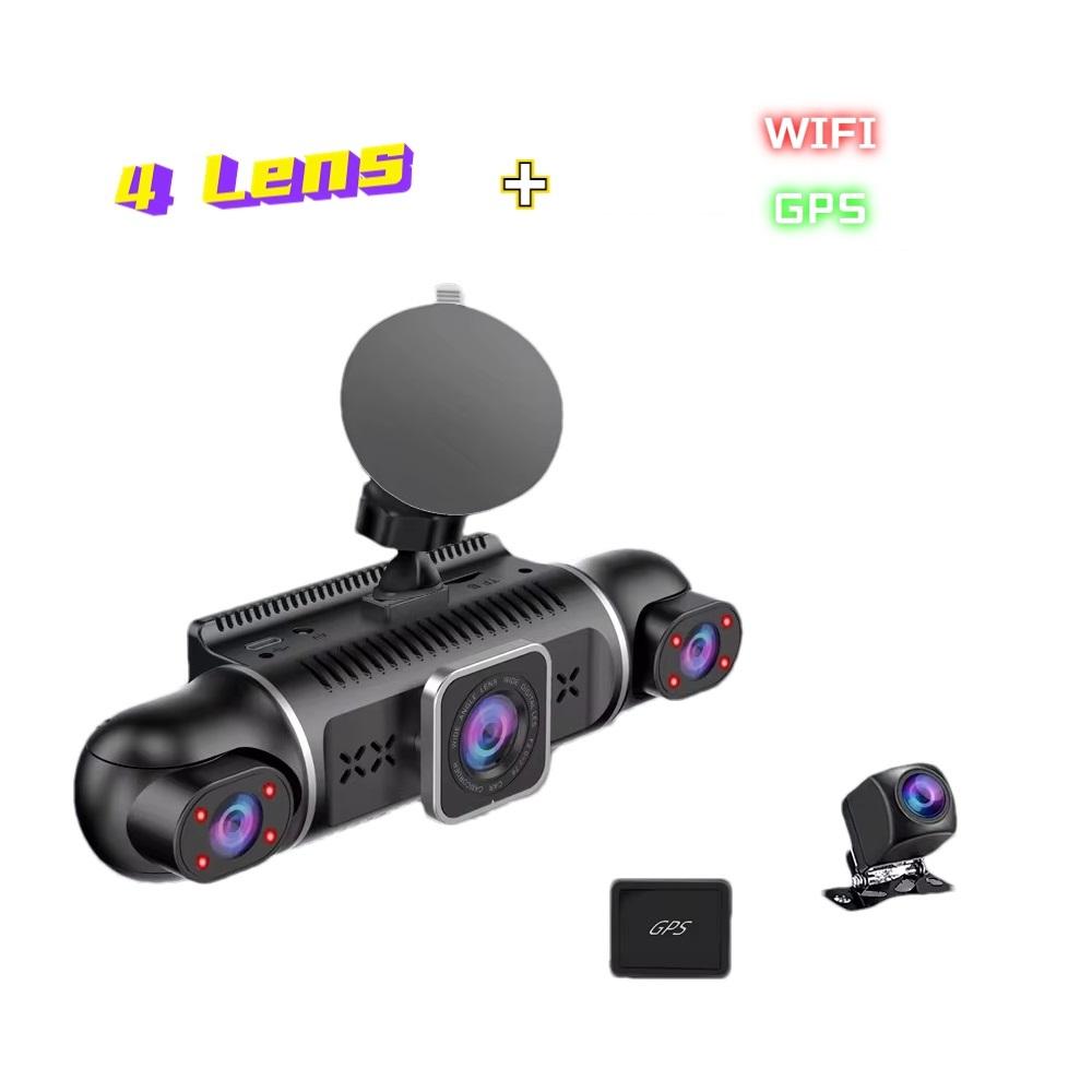 3/4-канальный видеорегистратор, 1080P HD автомобильный видеорегистратор, 360-градусная камера кругового обзора автомобиля, Видеозапись/GPS-позиционирование