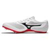 Sprint X Entry Level Running Shoes Non-Slip Durable Low-Top Running Shoes Unisex Sneaker White Red U1GA232407