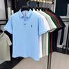 RogueWave 100% Хлопок Мужская Футболка Поло с Коротким Рукавом Модная Вышивка Гольф Топ Повседневная Деловая Футболка