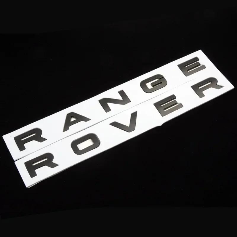 3D ABS Буквы Логотип Значок на Капот Автомобиля Наклейка на Капот Range Rover Эмблема L320 L322 L405 L494 Vouge Discovery Evoque Аксессуары НОВЫЕ