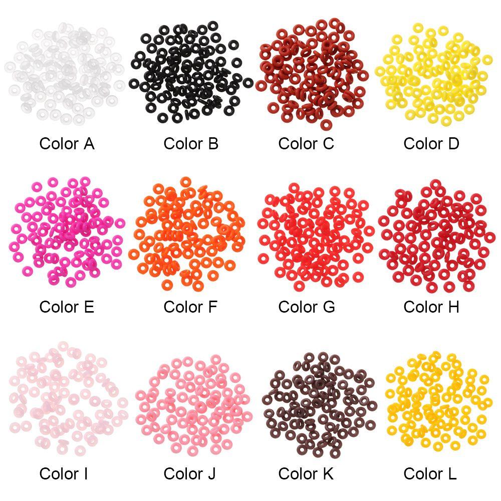 End Tackle Accessory Bracelet Bead Fixed Flat Round Matt Rubber Stopper Tippet Rig Ring O Ring