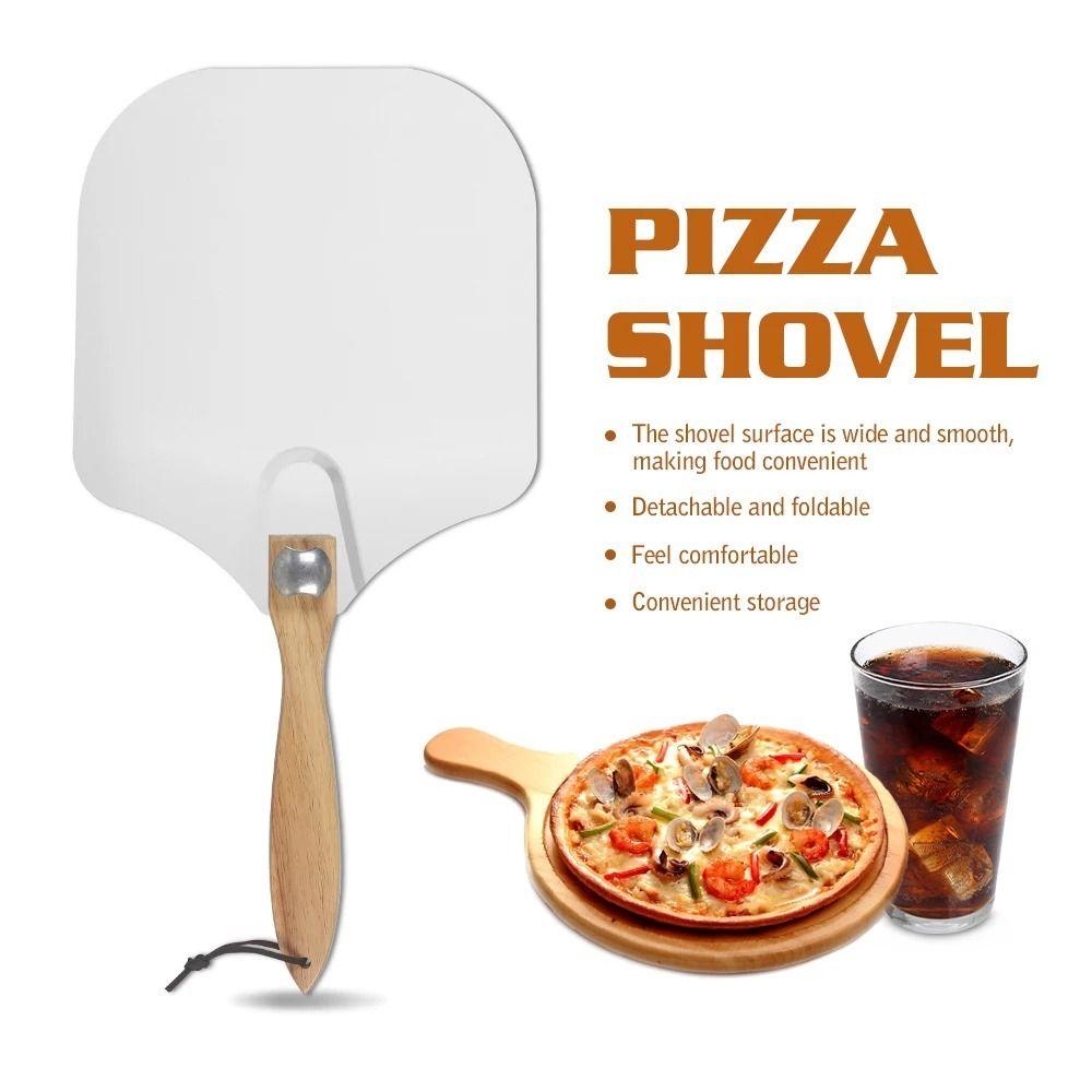 Detachable Pizza Shovel Aluminium Zinc Zinc Alloy Pizza Peel Durable Pizza Spatula Paddle Baking Tools