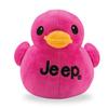 Плюшевая утка с текстовым логотипом Jeep, набитая, розовая, идеально подходит для любителей животных, - энтузиастов, "Вы увернулись" (розовый)
