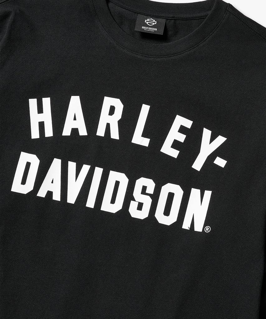 HARLEY-DAVIDSON COLLECTIONS® [1903] Flat Track Long Sleeve T-Shirt Black_Hh16111001