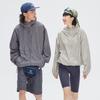 Unisex Lightweight UPF50 Sun Protection Jacket Outdoor Rain-Resistant Hooded Windbreaker Japanese Minimalist Style