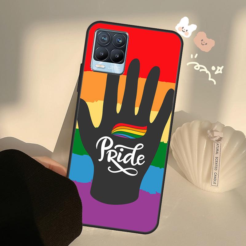 Gay Pride LGBT Rainbow Flag Case For Realme GT7 Pro GT6 C65 C67 C61 C53 C55 C51 C25 C63 C71 C75 11 12 13 14 15 Pro Plus