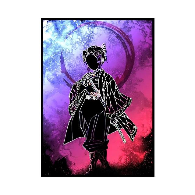 Японское аниме-персонаж, украшение, фреска, плакат «Хвост феи», холст, живопись и настенные художественные принты для детской комнаты для современного домашнего декора, без рамки