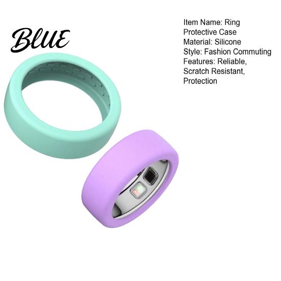 Удобный Защитный Кольцо 2 шт. Силиконовый для Oura Ring5 Ультратонкий Умный Чехол Мягкий Чехол Устойчивый к Царапинам Водонепроницаемый Всесторонний Ежедневная Защита