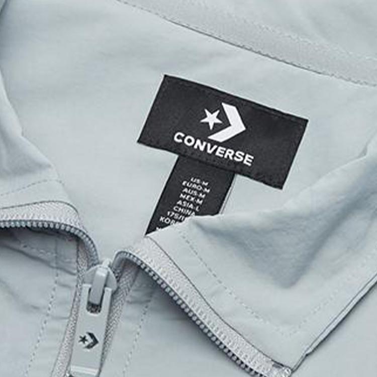 Converse Архивная спортивная куртка Мужская Серая 10017680-A01