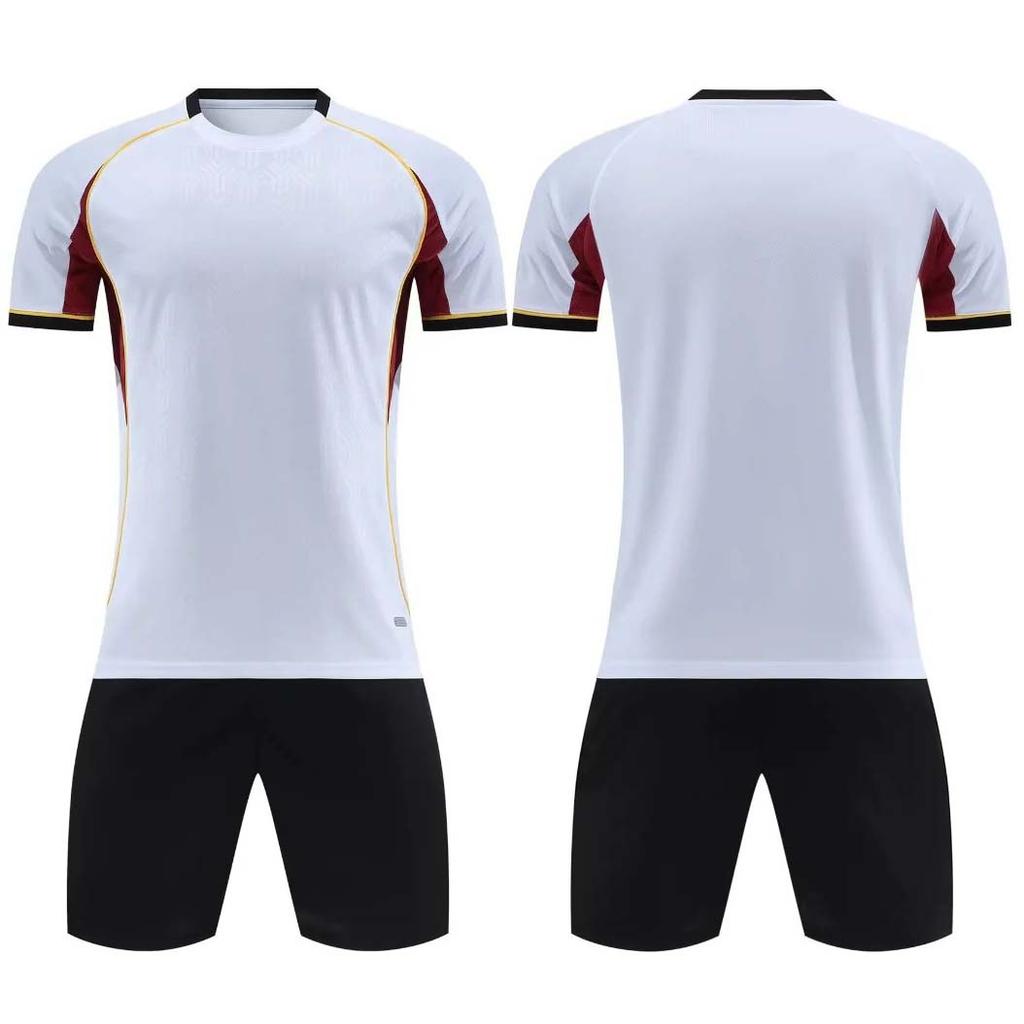 Spot wholesale 2026 new children's football jersey, short-sleeved training jersey, primary school football jersey printing number