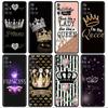 Чехол с принтом "Алмазная Корона" для Samsung Galaxy A54 A52 A14 5G A53 A12 A13 A71 A23 A34 A33 A21s