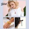 DIY Pendant Charm Gold-Plated Edging Crescent Horn Design Natural Imitation
