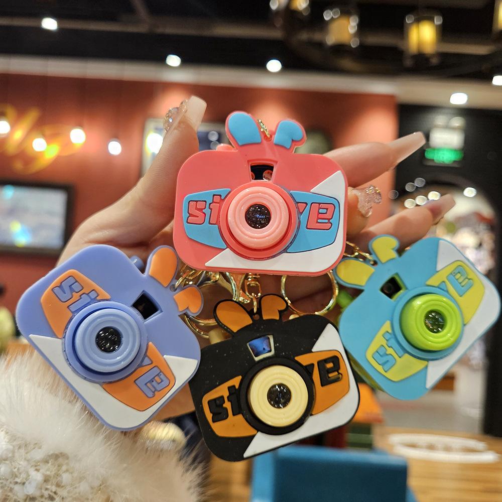 Милая мини-проекционная камера, мультяшный светящийся проекционный свет, женская сумка, брелок-подвеска