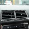 For Dodge Challenger 2008-2014 Carbon Fiber Central Air Vent Outlet Cover Trim