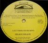 12-дюймовая пластинка DELROY WILSON MAFIA FLUXY Last Thing On My Mind More Things BMD101 Blue Mountain R 1990 UK Регги Ска Даб Б/у