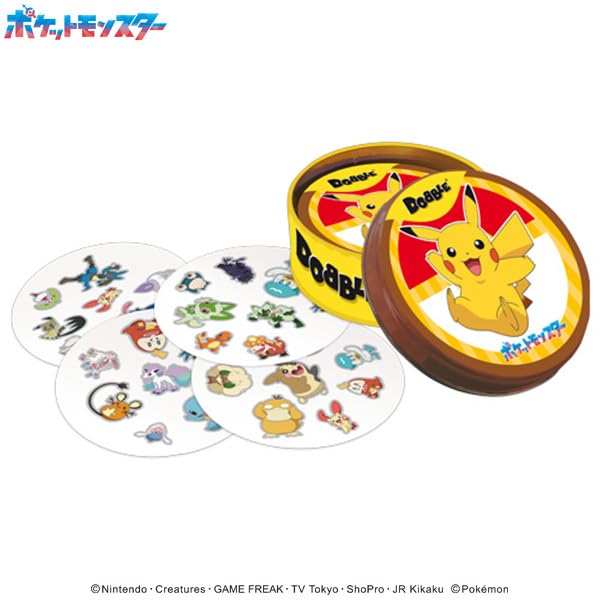 Dobble Pocket Monsters (for 2-8 players 15 minutes suitable ages 6 up)