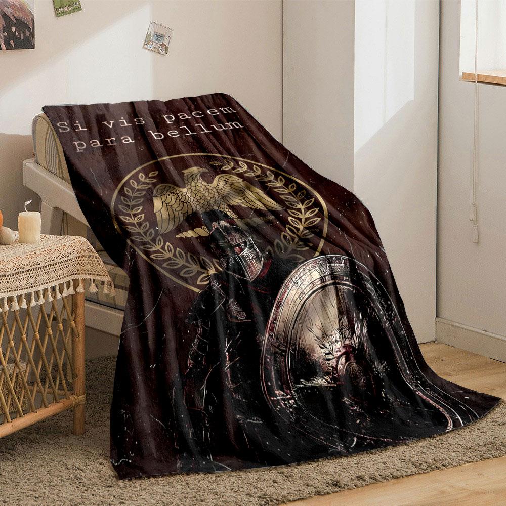 The main pattern features intricate snowflakes with glowing blue swirls. for all seasons blanket lunch break throw gift