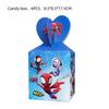 Spider-Man Birthday Party Supplies: Kids Plates, Napkins, Cups, Tablecloth, Candy Boxes, Flags.