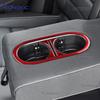 Для SEAT Ateca 5F 2016-2025 Для Cupra Ateca 5F 2018-2025 Наклейка из настоящего мягкого углеродного волокна LHD RHD Автомобиль Задний дренаж Держатель для стакана Отделка
