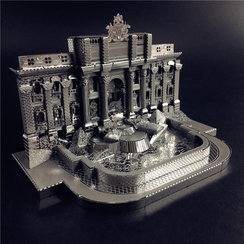 MMZ MODEL NANYUAN 3D Металлический модельный набор Фонтан Треви Строительная модель для сборки DIY 3D модель с лазерной резкой Пазл-игрушки для взрослых