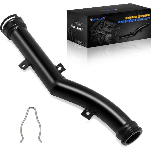 Улучшенный алюминиевый патрубок системы охлаждения двигателя, совместимый с Mini Cooper R55 R56 R57 R58 R59 R60 R61, Замена шланга от термостата к водяному насосу