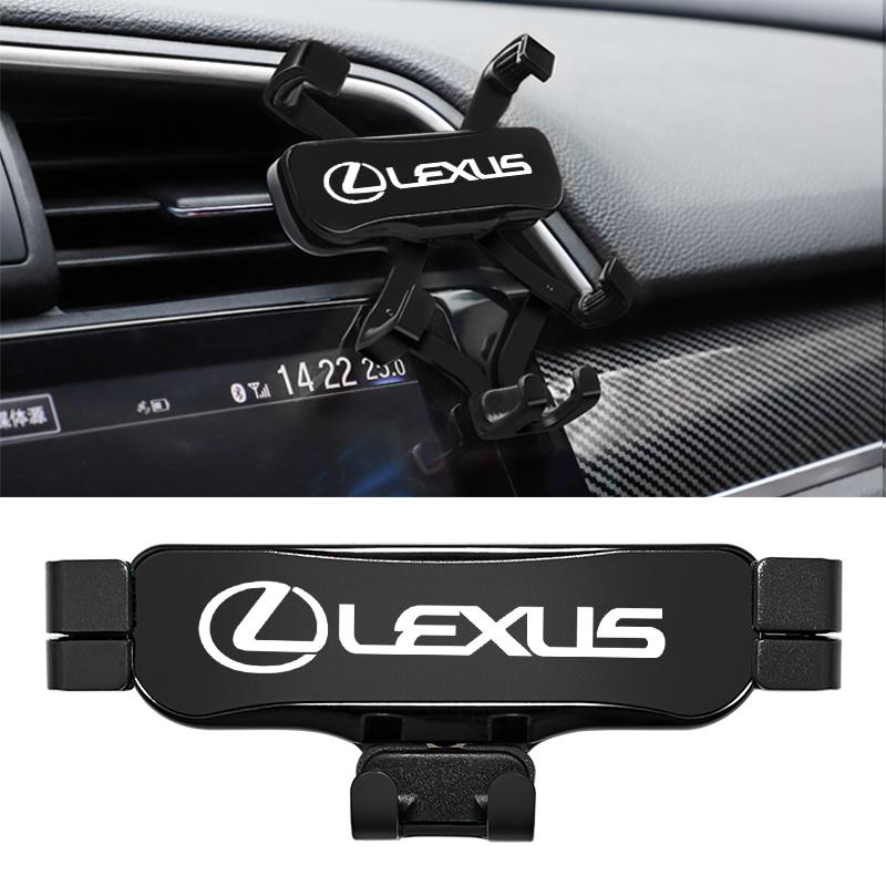 Zinc Alloy Car Styling Phone Holder Air Vent Mount Clip For Lexus FSPORT LBX NX RX 350h 450h ES UX 300e GS GX IS LS LX CT LC RC