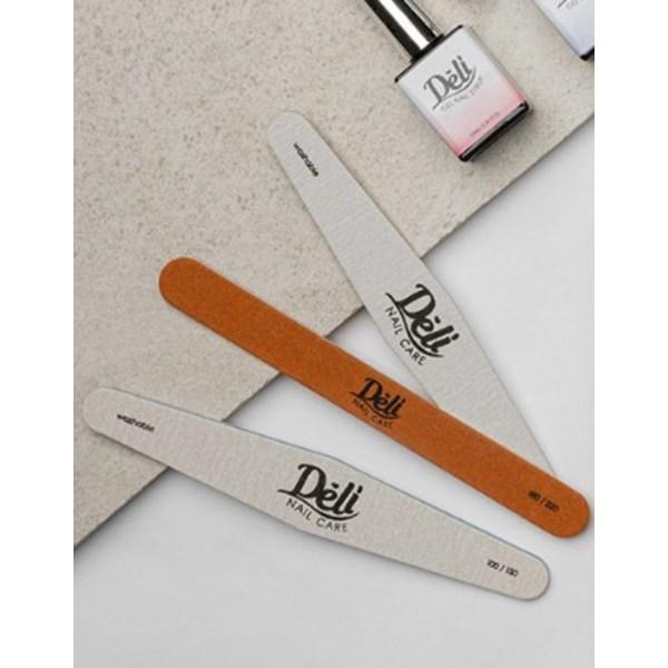Deli Beauty Pro Wood File, Mixed Colors, 10 Pieces