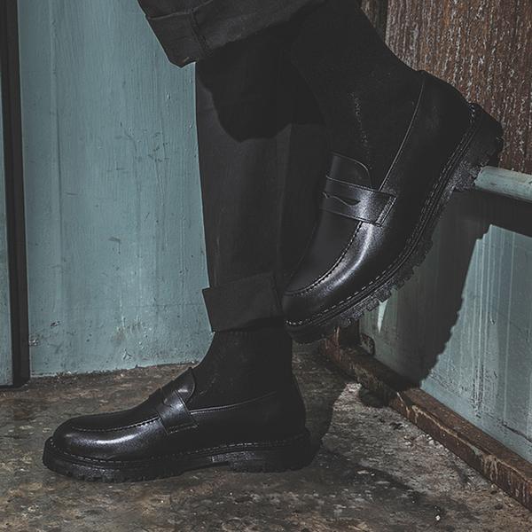 Пенни лоферы BSC T by Clash W1501 Venezia моно черный-уличный