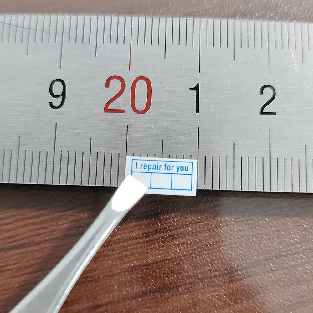 400 шт. 10x5 мм I Repair For You, защита от несанкционированного вскрытия, защита от удаления, бумага Birttle, гарантия, уплотнительная наклейка, срок годности, записываемая