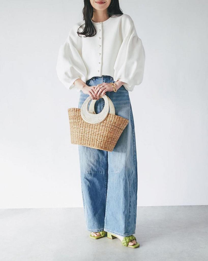 Женский модный вязаный свитер с рукавами-фонариками и кардиганом, двусторонний