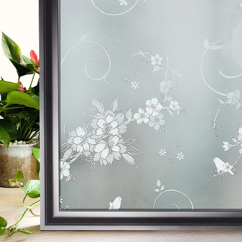 2/3/5 метров матовая оконная пленка конфиденциальность витраж самоклеящаяся виниловая пленка для домашней изоляции взрывозащищенная оконная наклейка