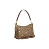 Coach Clara 26 Classic Monogram Large Capacity Snowflake Print Color Block Signature Coated Canvas Smooth Leather Shoulder Bag CN688-IMWD9