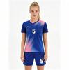 Custom Youth Kids Unisex Soccer Jersey Kit Set Breathable Plus Size Summer Short Sleeve Polyester Football Uniform