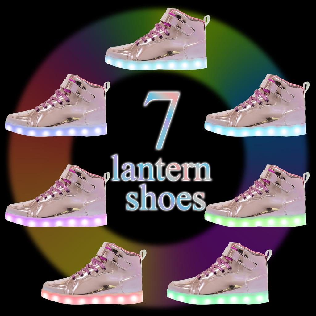 Fashion Size 25-47 USB Charging Glowing Sneakers Children Adult High Top Boots Led Casual Luminous Light Shoes for Boys Girls Men Women
