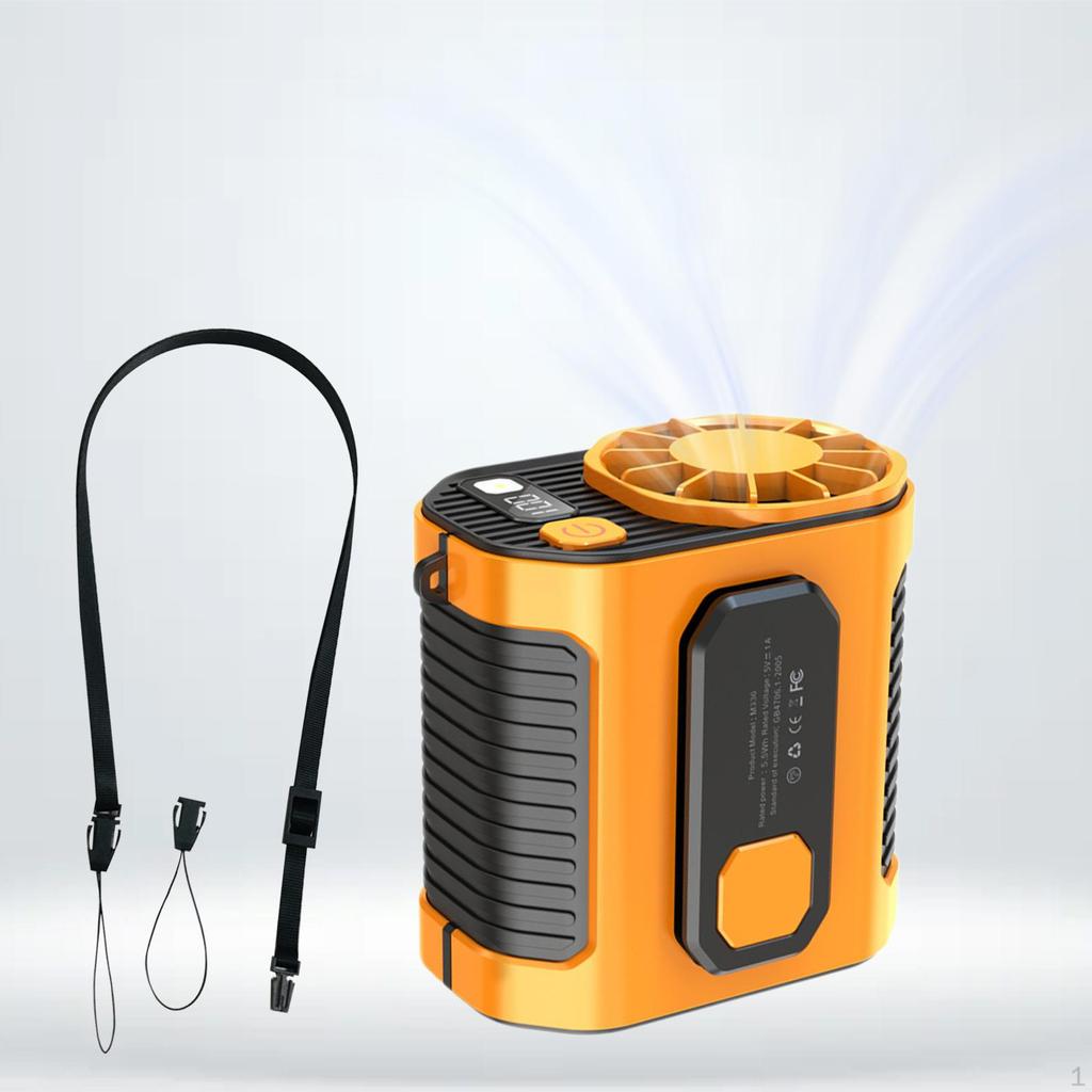 Compact Cooling Fan Hands- Portable for Hiking Outdoor Activities