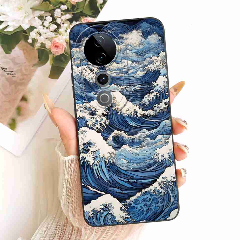 Чехол для vivo S19 Pro 5G Мультяшный Кролик Цветы Мягкий Силиконовый Задний Чехол Для Vivo S19 Pro V2362A Ударопрочные Чехлы для Телефона