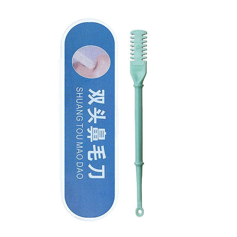 1/2/3/4 шт. моющийся триммер для волос с двойной головкой, триммер для волос в носу, ложка для ушей, вращающийся на 360° нож для волос в носу, триммер из нержавеющей стали